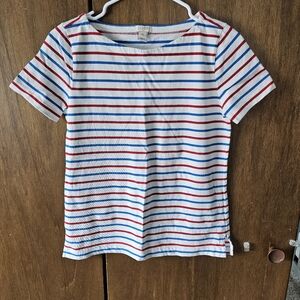 J. Crew Breton Stripe Nautical Cotton Top | Womens XXS